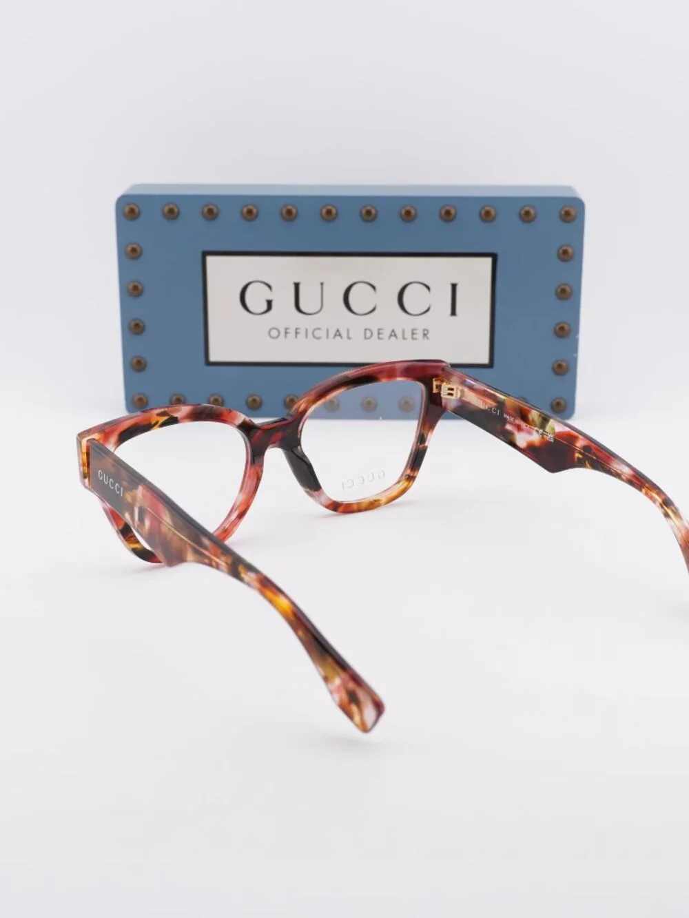 Gucci GG2008O 002 Cat Eye Eyeglasses - Red Havana 54mm